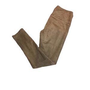 Stylish Suede Brown Leggings for Women